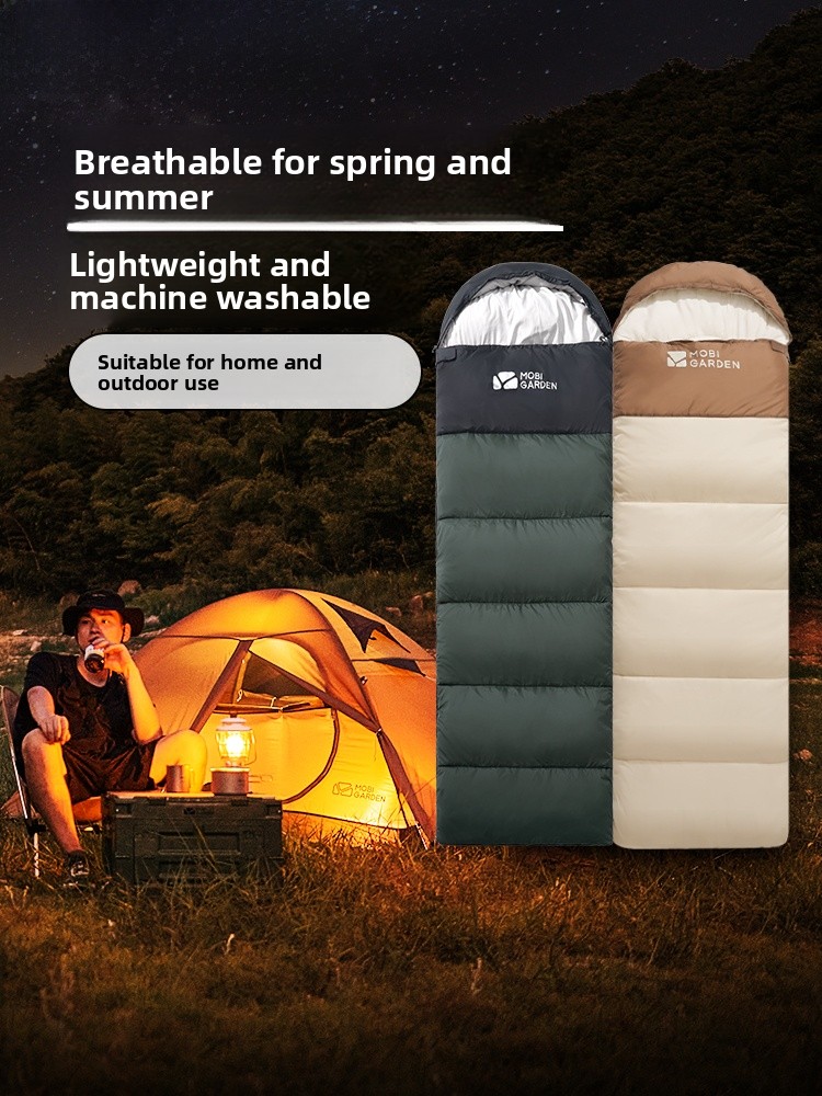 Outdoor Camping Solo - Sac de couchage portable et épais,