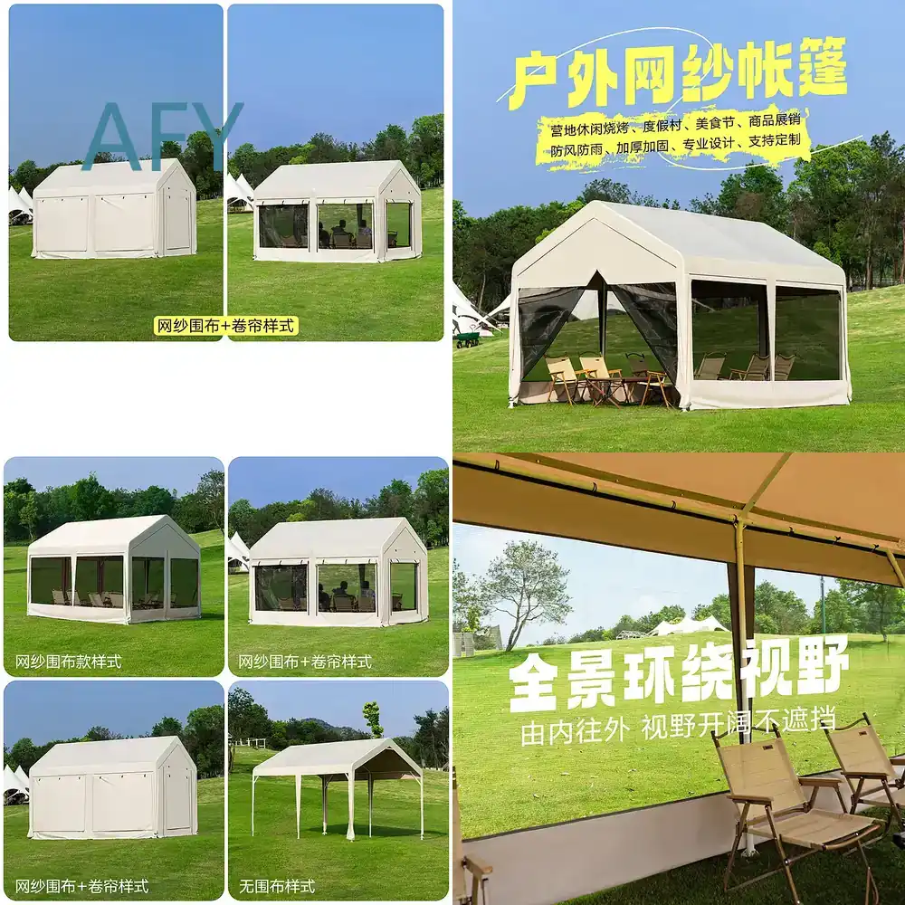 Outdoor Camping Van Tent - Tente de camping respirante pour l'été,