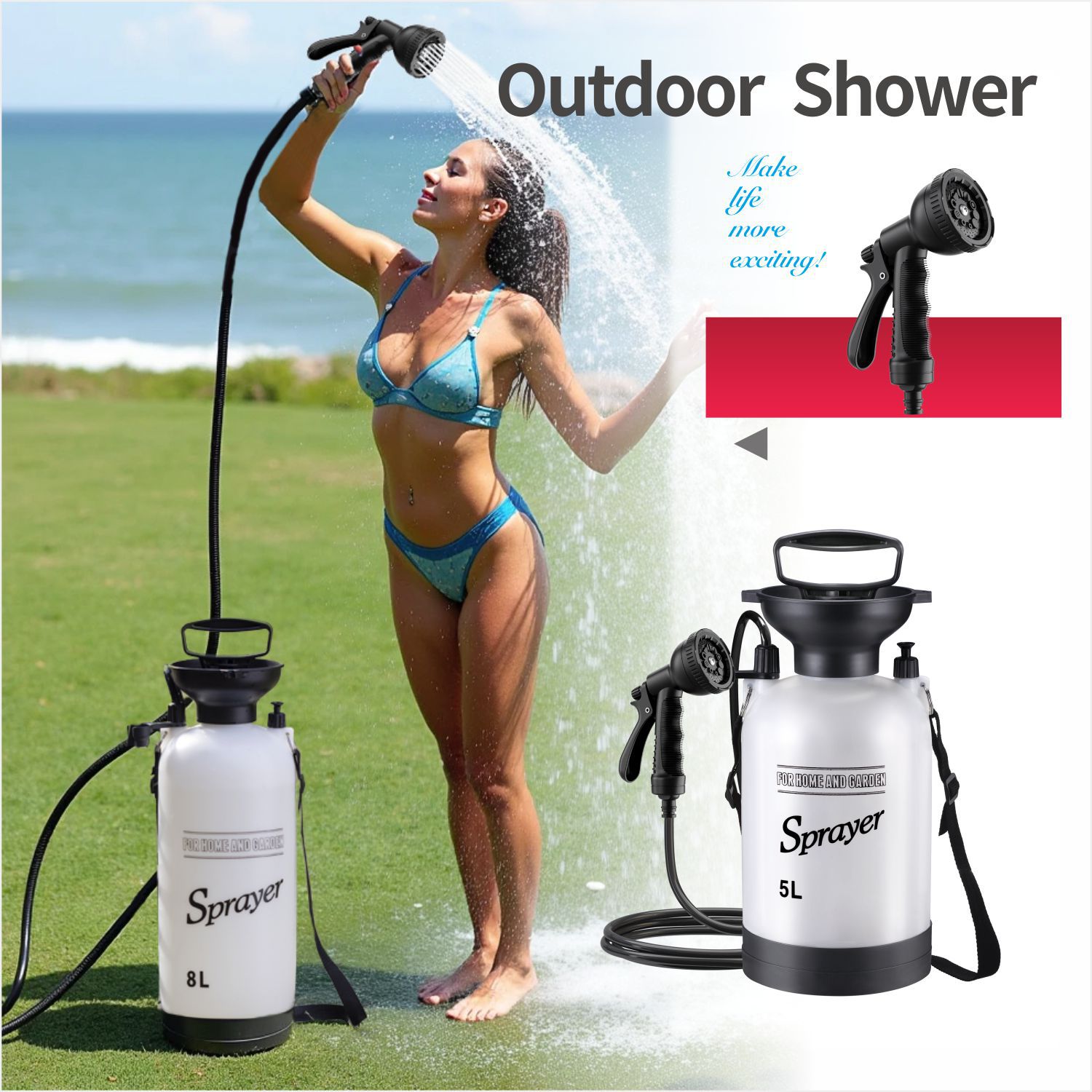 Outdoor Camping Bathroom - Douche portable de camping en plein
