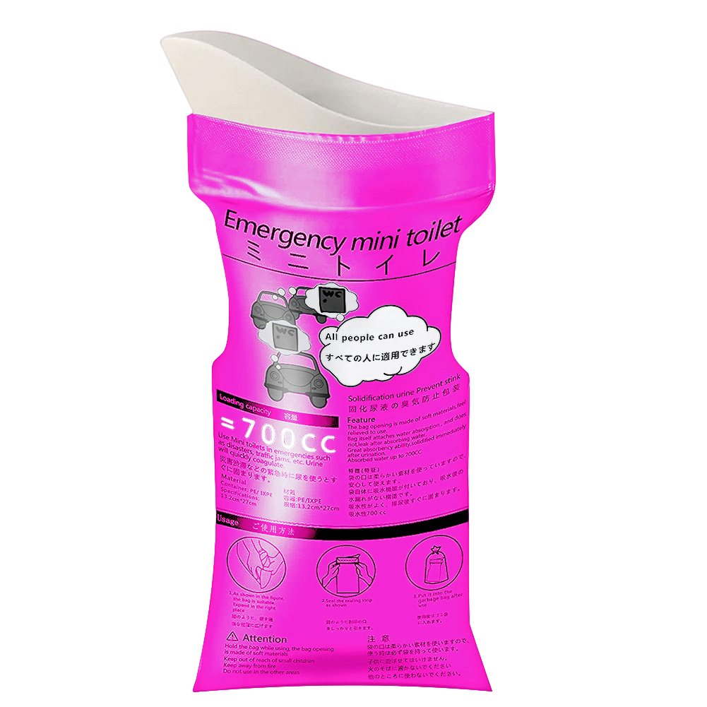 Outdoor Camping Bathroom - Sac de toilette urinoir 700 ml