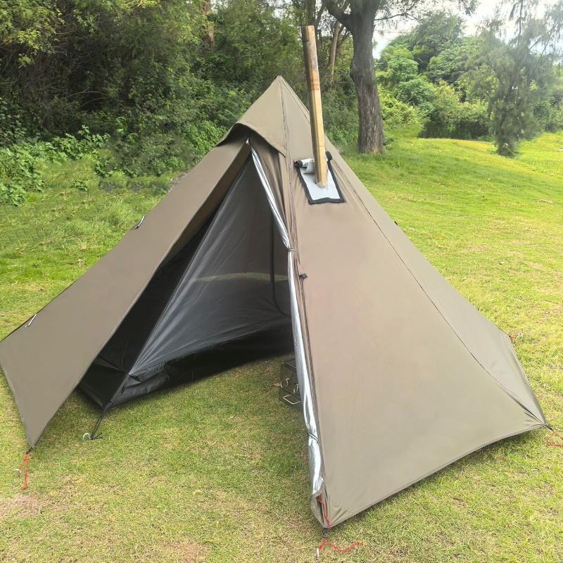 Outdoor Camping Solo - Tente de camping pyramidale ultra-légère à