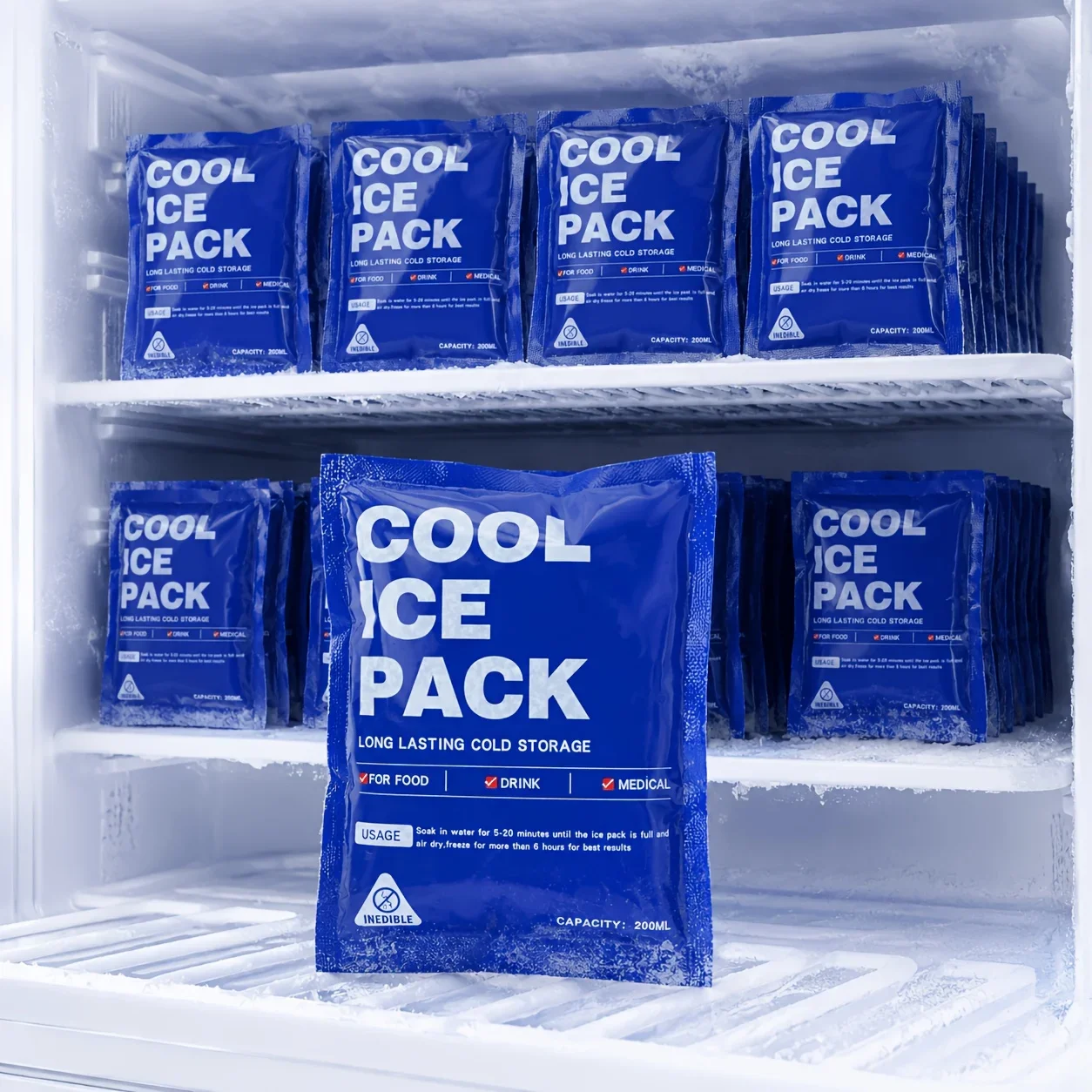 Outdoor Camping Fridge - 10/50 Pièces de Blocs Réfrigérants Réutilisables