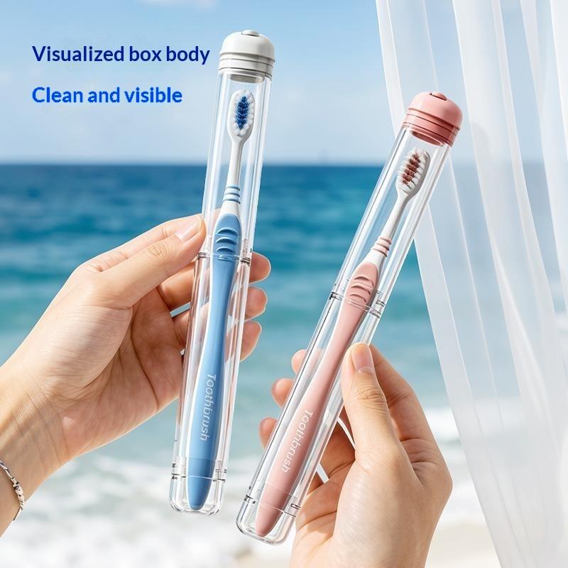 Outdoor Camping Bathroom - Boîte de rangement portable pour brosse