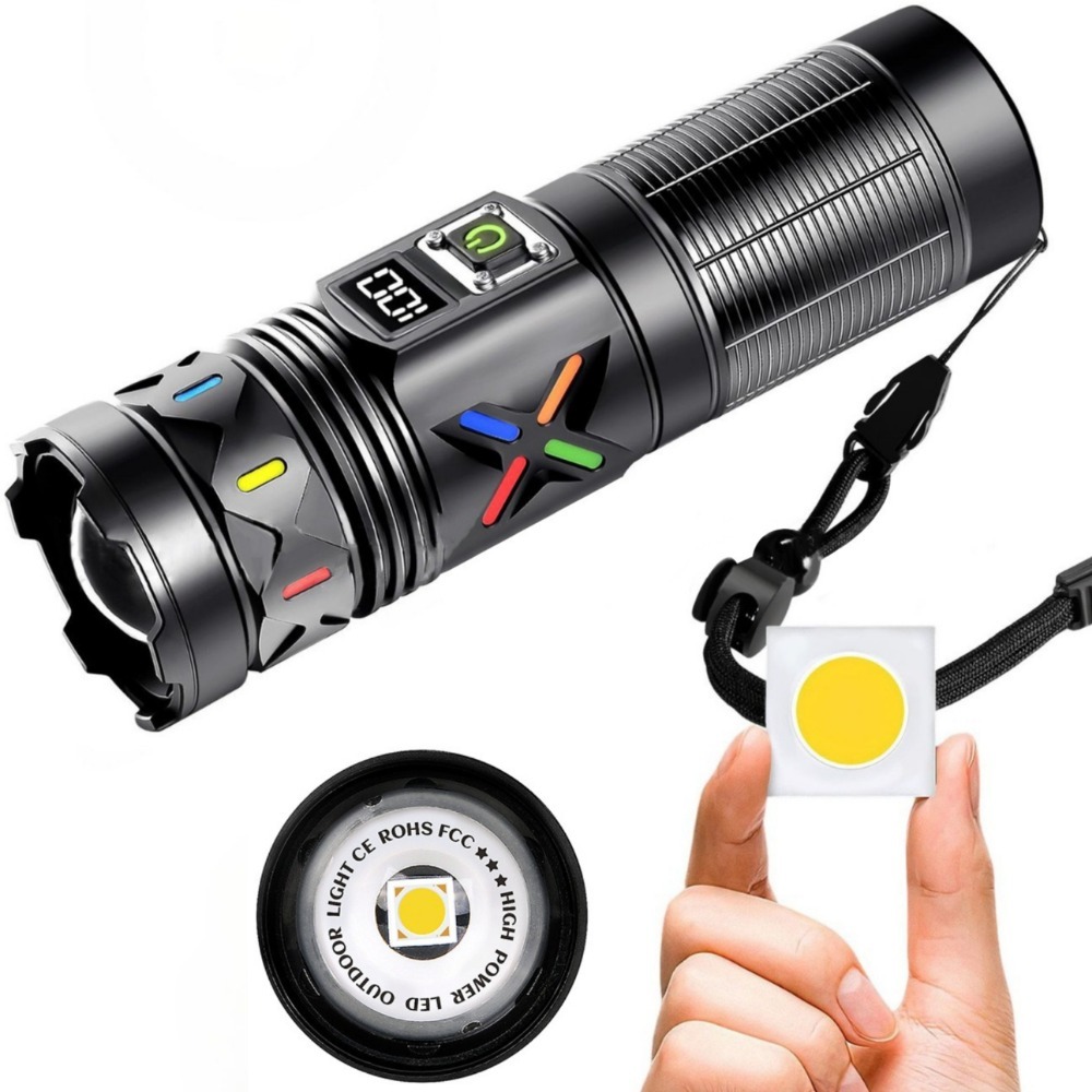 Outdoor Camping Lantern - Lampe de poche LED haute puissance,