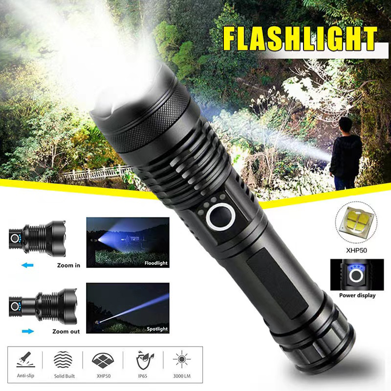 Outdoor Camping Lantern - Lampe de poche LED haute puissance