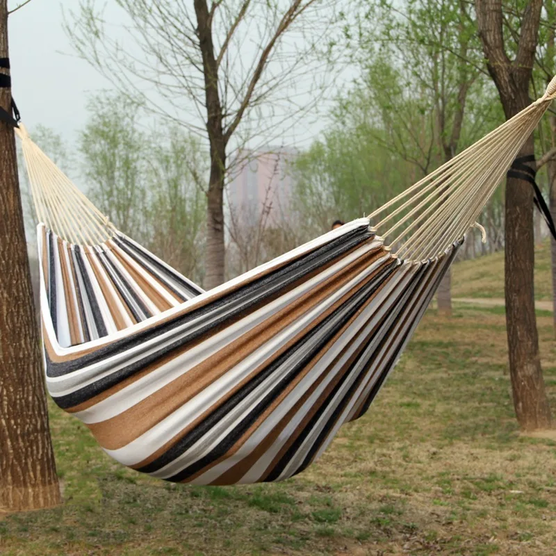 Hamac en toile sans bâtonnets  - Bed Outdoor Camping avis et prix