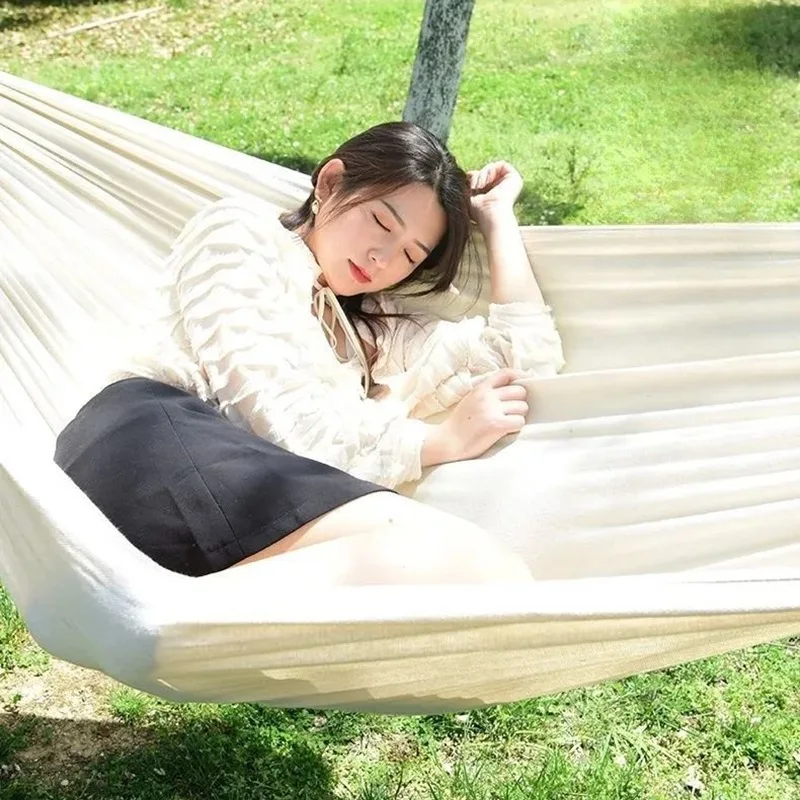 Hamac en toile sans bâtonnets  - Bed Outdoor Camping avis et prix