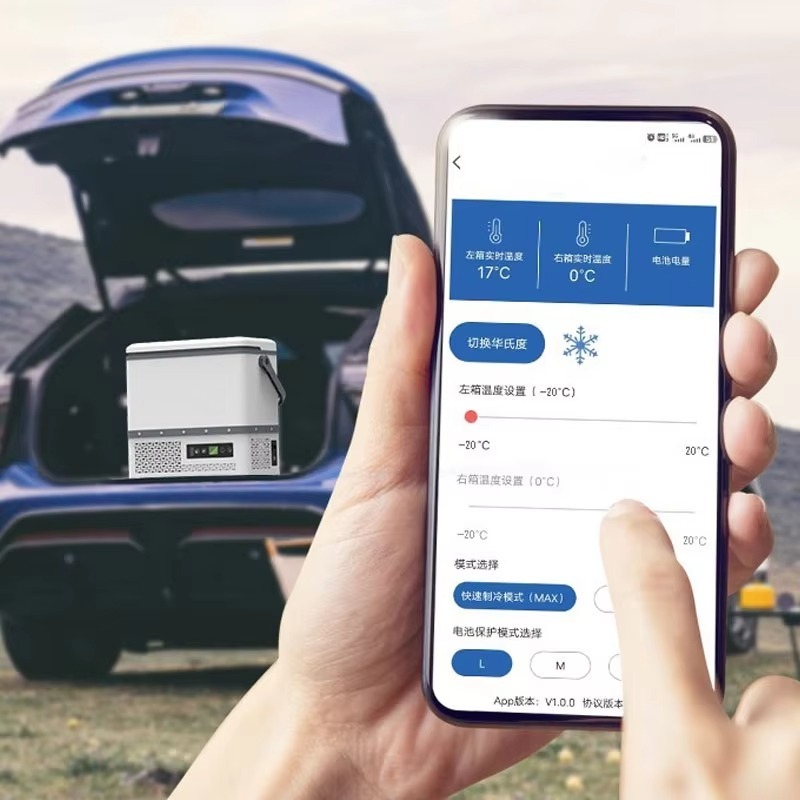 Nouvelle glacière solaire port - Outdoor Camping Fridge avis et prix