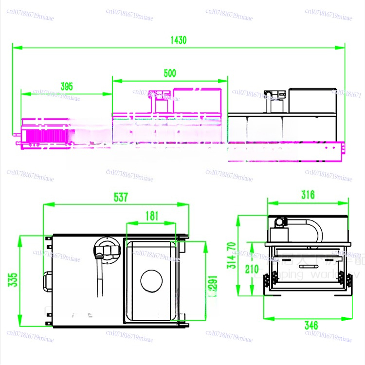 Poêle Diesel pour camping-car  - Outdoor Camping Kitchen With Sink avis et prix