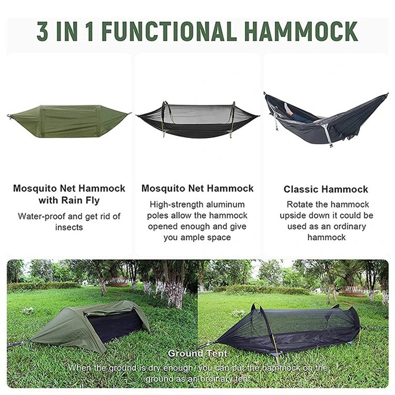 Hamac moustiquaire tunnel 3-en - Outdoor Camping Solo avis et prix