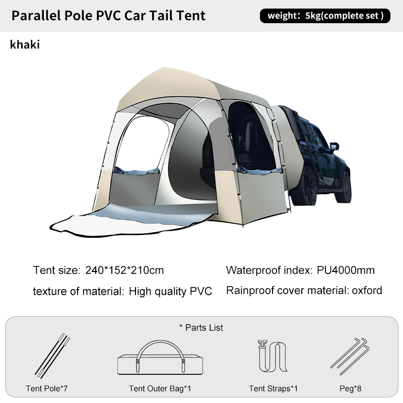 Tente SUV à bulles transparent - Outdoor Camping Van Tent avis et prix