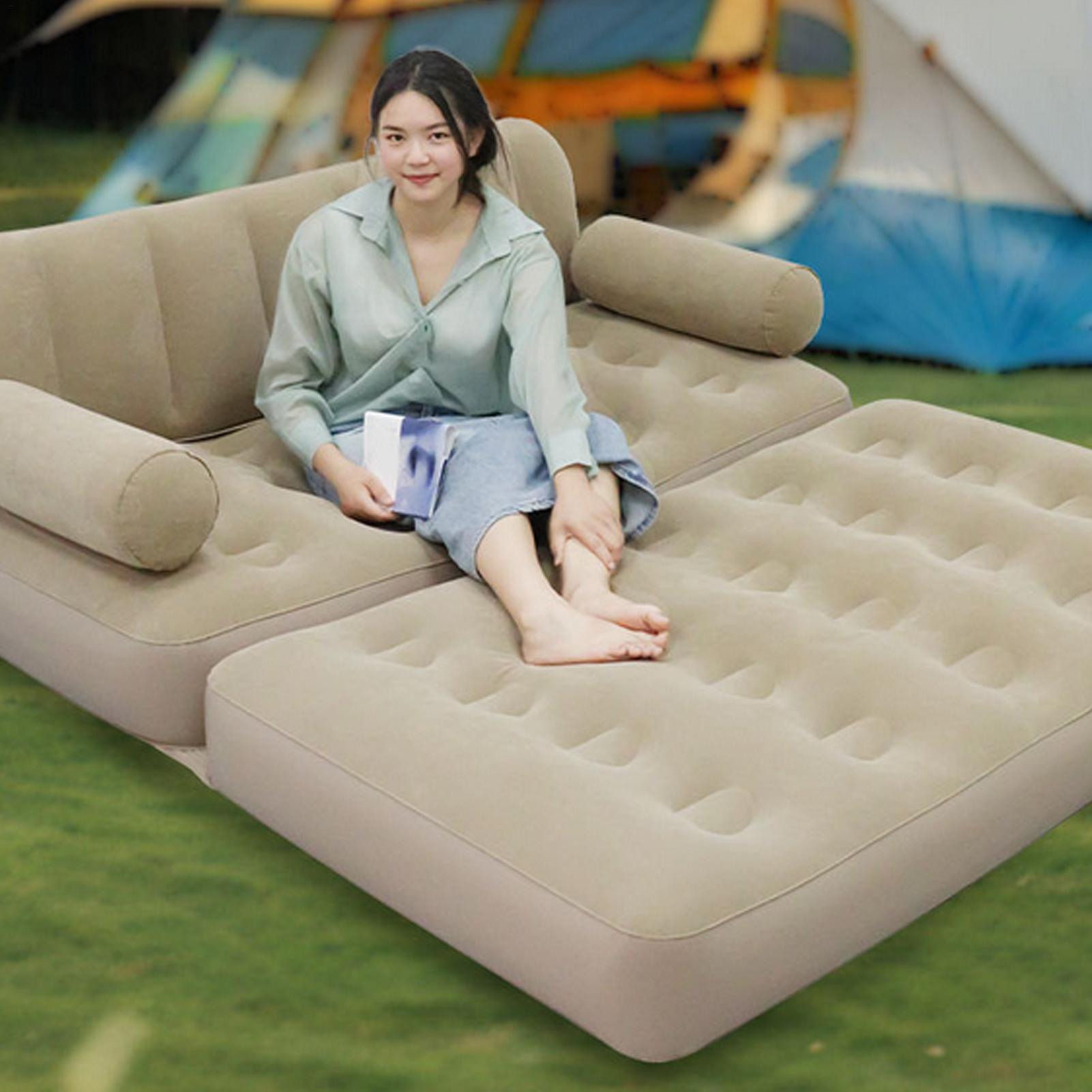 Canapé gonflable avec pompe à  - Bed Outdoor Camping avis et prix