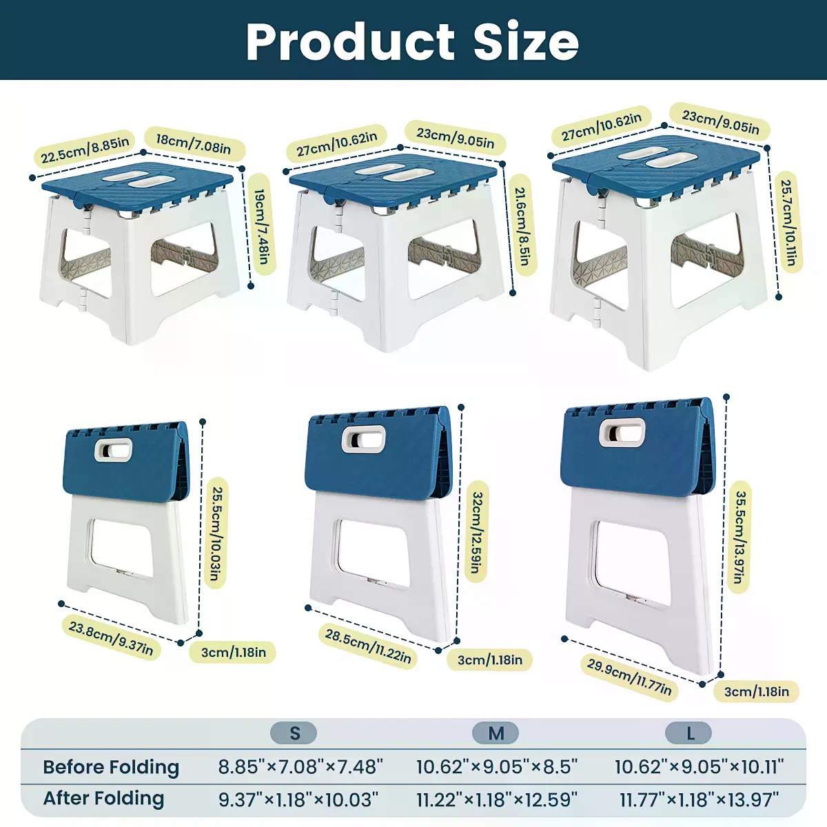 Tabouret pliable en plastique, - Outdoor Camping Bathroom avis et prix