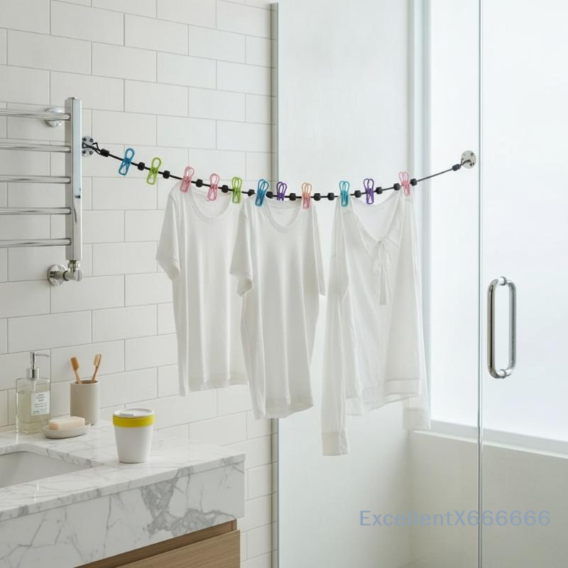 Corde à linge élastique avec p - Outdoor Camping Bathroom avis et prix