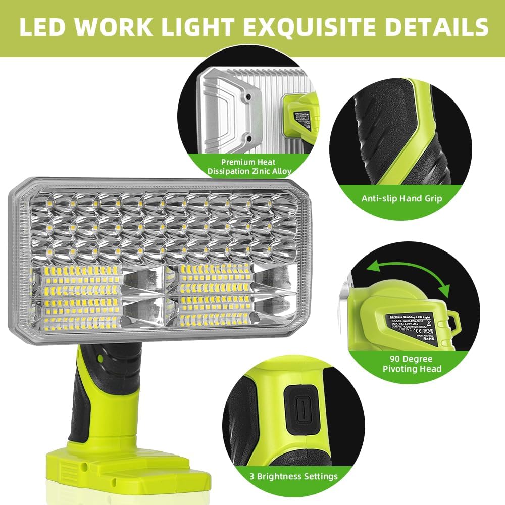 Lampe de poche LED sans fil 40 - Outdoor Camping Jobs avis et prix