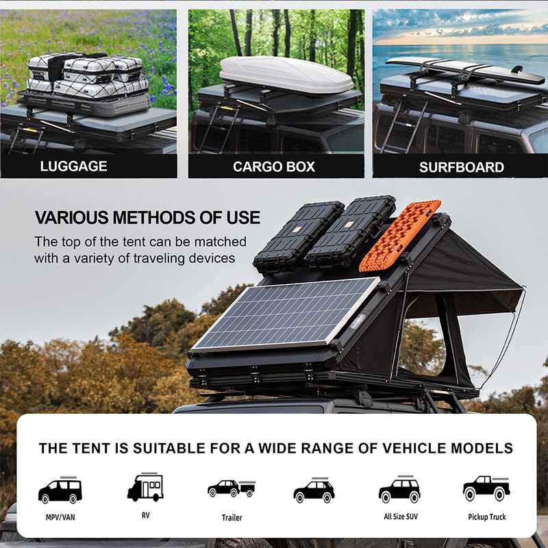 Tente de toit rigide en alumin - Outdoor Camping Van Tent avis et prix