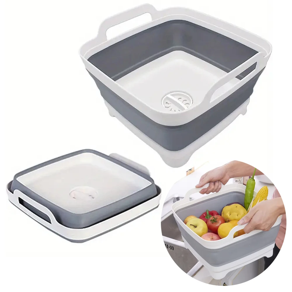 1 pièce Bassin de lavage carré - Outdoor Camping Kitchen With Sink avis et prix