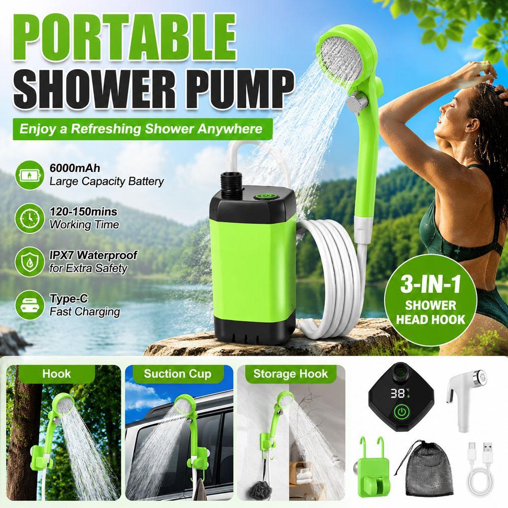 Pommeau de douche dynamique po - Outdoor Camping Bathroom avis et prix