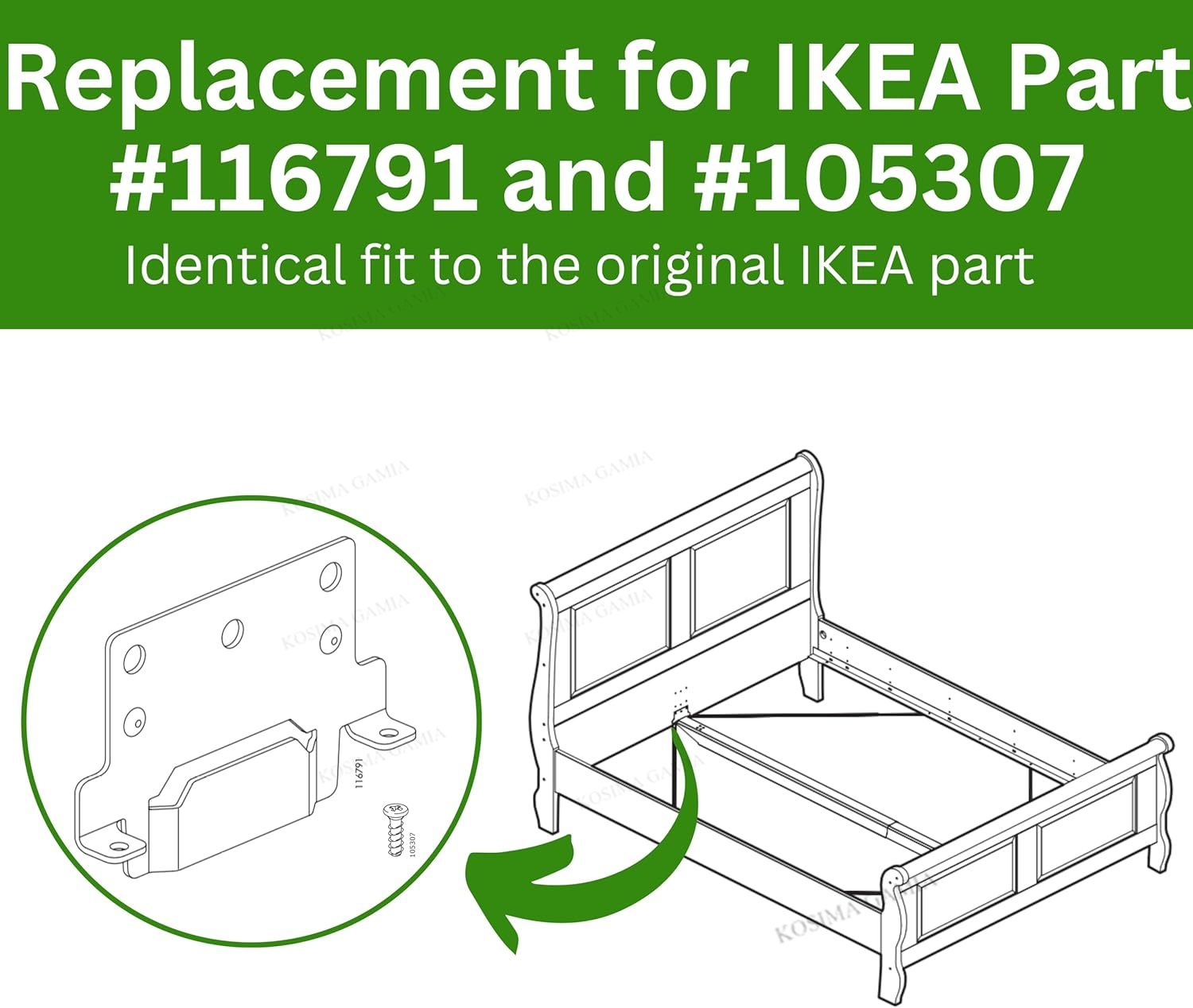 Supports de montage avec vis d - Bed Outdoor Camping avis et prix