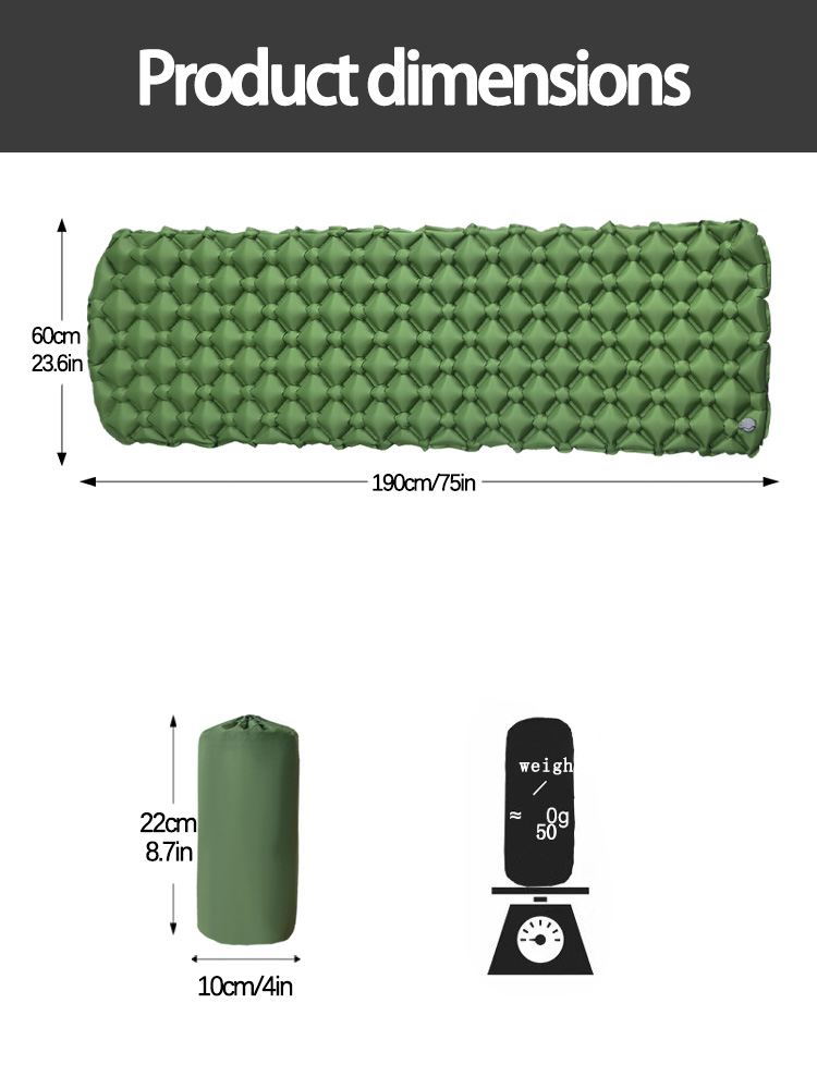 Matelas gonflable de camping p - Outdoor Camping Mat avis et prix